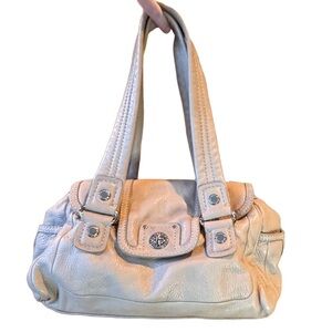 Marc By Marc Jacobs Totally Turnlock Satchel in Beige